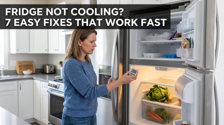 Fridge Not Cooling 7 Easy Fixes That Work Fast