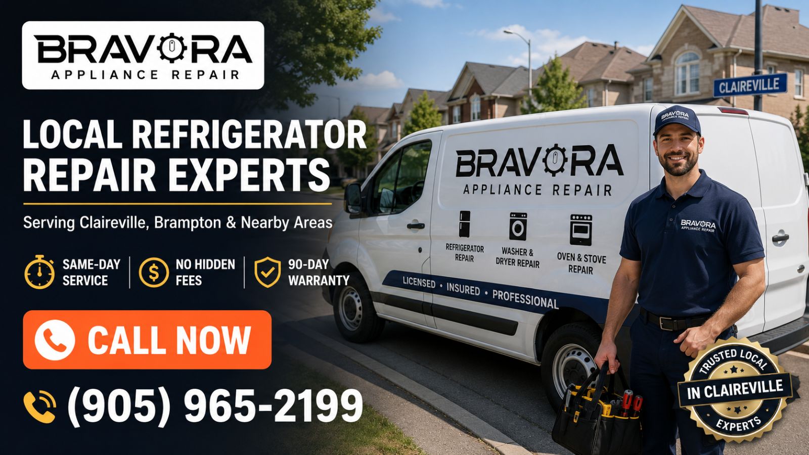 Local Refrigerator Repair experts in Claireville